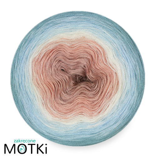 (5)  Bawełna Zero Waste - Z60: brudny róż/ brzoskwinia/ latte/ jasny niebieski/ patyna