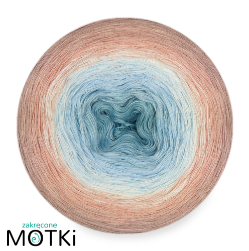 (5)  Bawełna Zero Waste - Z60a: patyna/ jasny niebieski/ latte/ brzoskwinia/ brudny róż