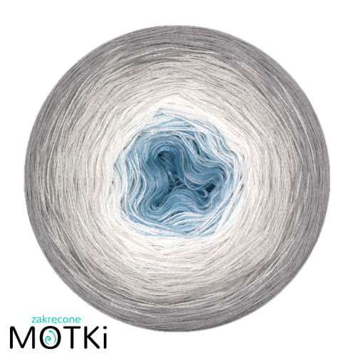 (4)  Bawełna Zero Waste - Z53: patyna/ latte/ jasny szary/ szary