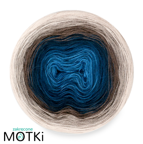 (6) Merino 98 - chaber/ciemny niebieski/granat/zimny brąz/szaro-beżowy/jasny beż