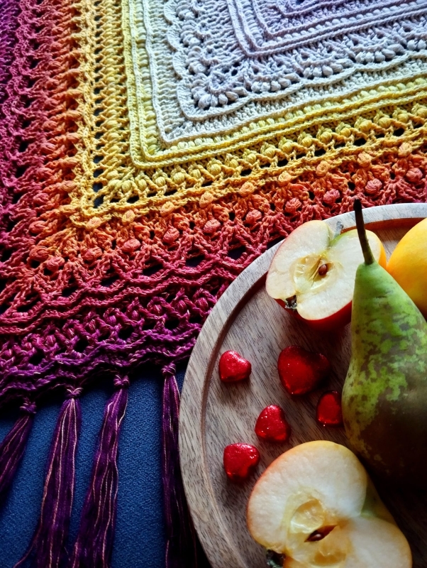 Fioletowy Blask Świtu heklowane rękodzieło 1.jpg