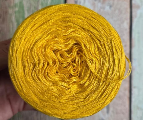 bawełna/akryl 500m 3 nitki żółty
