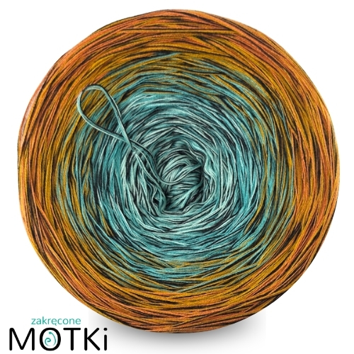 (4) Moss Light Edition Black Edition BL13 - pistacja/ opal/curry/koniak + czekolada nitka