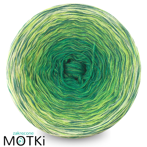 (4) Moss Light Colour Edition C12a - jodła/ zieleń/ liściasta zieleń/ jasna pistacja+ nitka ciemny szmaragd