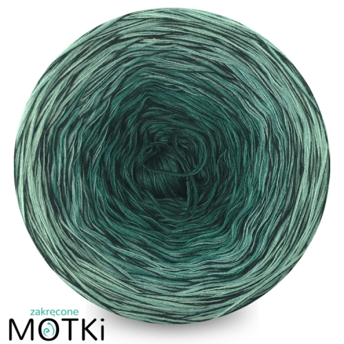 (4) Moss Light Black Edition BL20a -ciemny szmaragd/ morski/ patyna/pistacja + nitka ciemna butelka