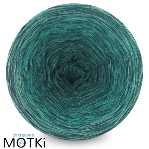 (4) Moss Light Black Edition BL68a-ciemny szmaragd/morski/opal/patyna + nitka petrol