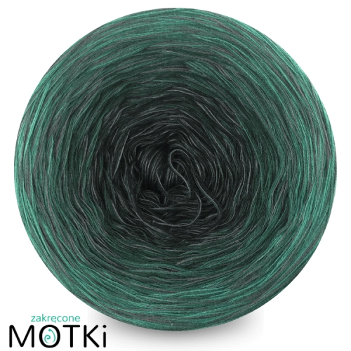 (4) Moss Light Black Edition BL18 - czarny/butelkowa zieleń/ ciemny szmaragd/ morski  + nitka stalowy