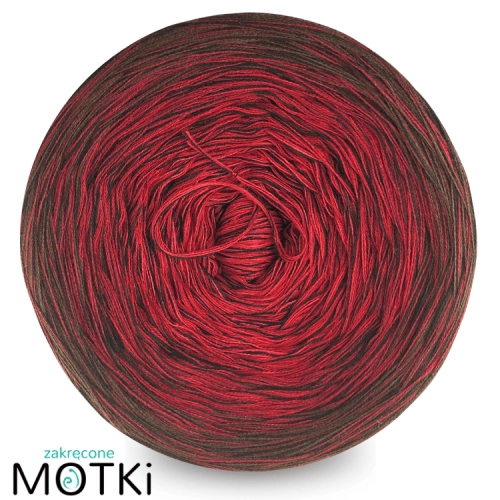 (4) Moss Light Black Edition BL17 - intensywna czerwień/czerwień/burgund/brąz + czekoladanitka