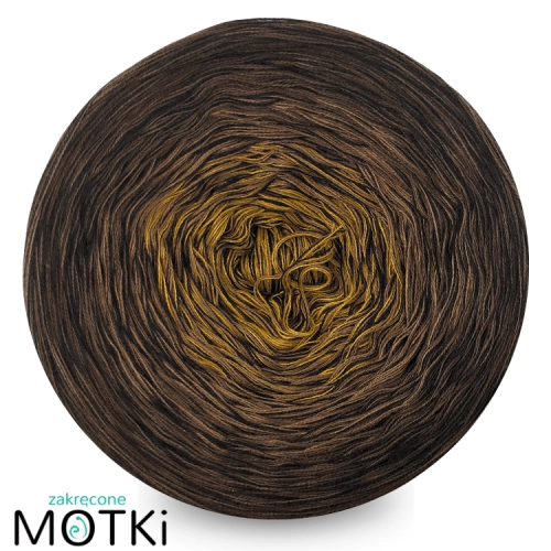 (4) Moss Light Black Edition BL51a-kurkuma/ciepły brąz/orzech/brąz +nitka czekolada