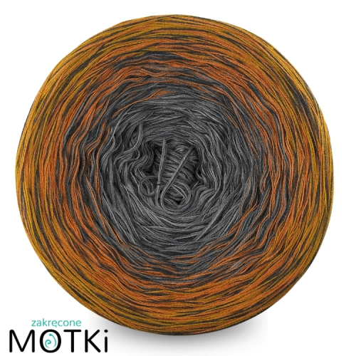 (4) Moss Edition ME5a -jasny szary/szary/ koniak/curry + nitka ciemny szary