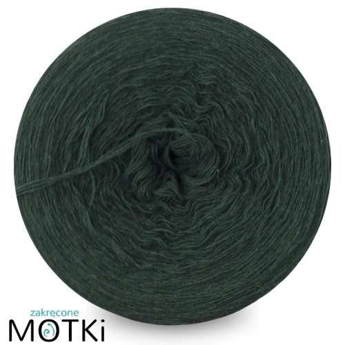 ciemna butelka 80% wełna jagnięca 20% akryl  - 500m 3 nitki 100g 