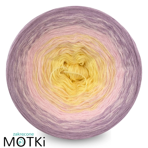 (3) bawełna/akryl TREE  10 jasny żółty/pastelowy róż/jasny fiolet