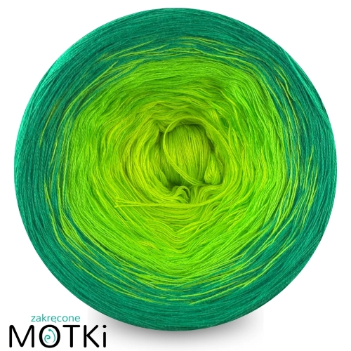 (3) bawełna/akryl TREE 13 neonowa zieleń/zielone jabłuszko/absynt