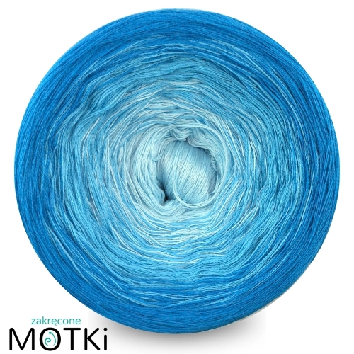 (3) bawełna/akryl TREE 8  jasny błękit/cyjan/lazur