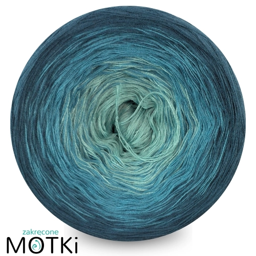 (3) bawełna/aktyl TREE  3 patyna/jasny petrol/petrol