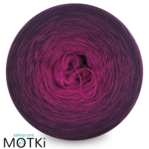 (3) bawełna/aktyl TREE 15 fuksja/jeżyna/ciemna jeżyna