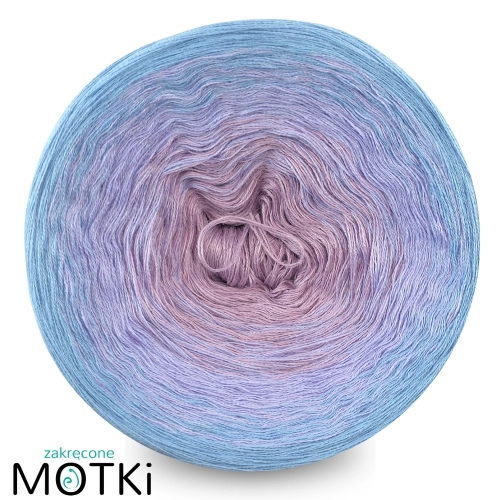 (3) bawełna/akryl TREE  16 jasny fiolet/krokus/błękit