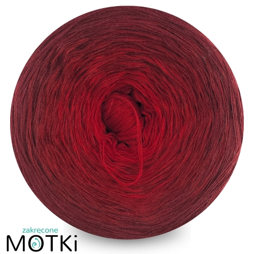 (3) bawełna/akryl TREE 24 czerwień/burgund/malaga