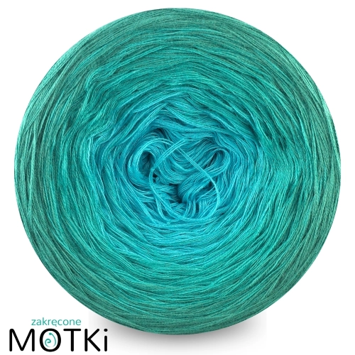 (3) bawełna/akryl TREE 12 turkus/grynszpan/morski