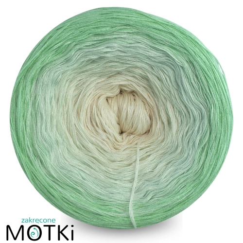 (3) bawełna/akryl TREE 23 krem/jasna pistacja/mięta