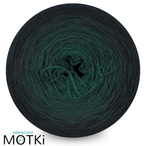 (3) bawełna/akryl TREE 9 butelkowa zieleń/ciemna butelkowa zieleń/czarny