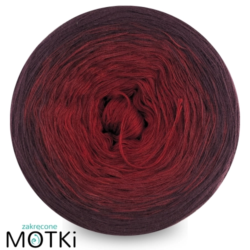 (3) bawełna/akryl TREE 27 burgund/malaga/wino