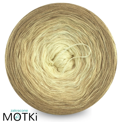 (3) bawełna/akryl TREE 26 krem ciepły beż/glina