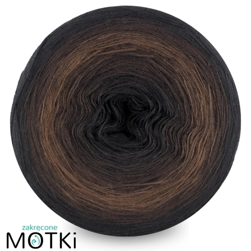 (5) Merino/akryl Return 01 - czarny/czekolada/brąz/czekolada/czarny