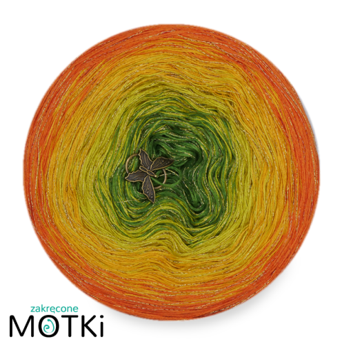 (4) G26b - paproć/limetka/kurkuma/koniak + lurex złoto