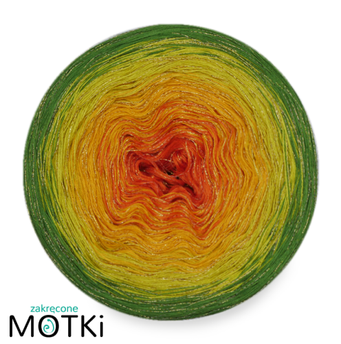 (4) G26 - koniak/kurkuma/limetka/paproć + lurex złoto