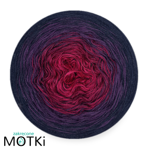 (4) G5 - fuksja/jeżyna/fiolet/granat + lurex granat